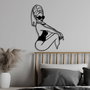 Wallity Cool Woman Escultura de Pared Negra